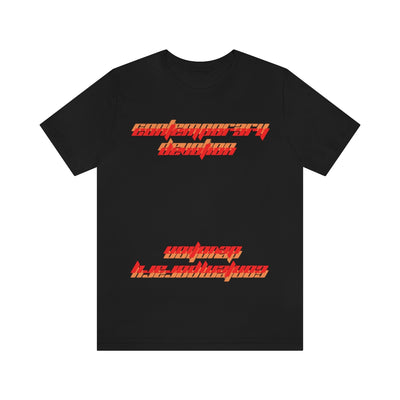 CONTEMPORARY DEVOTION UPSIDE DOWN SHIRT [RED ORANGE]
