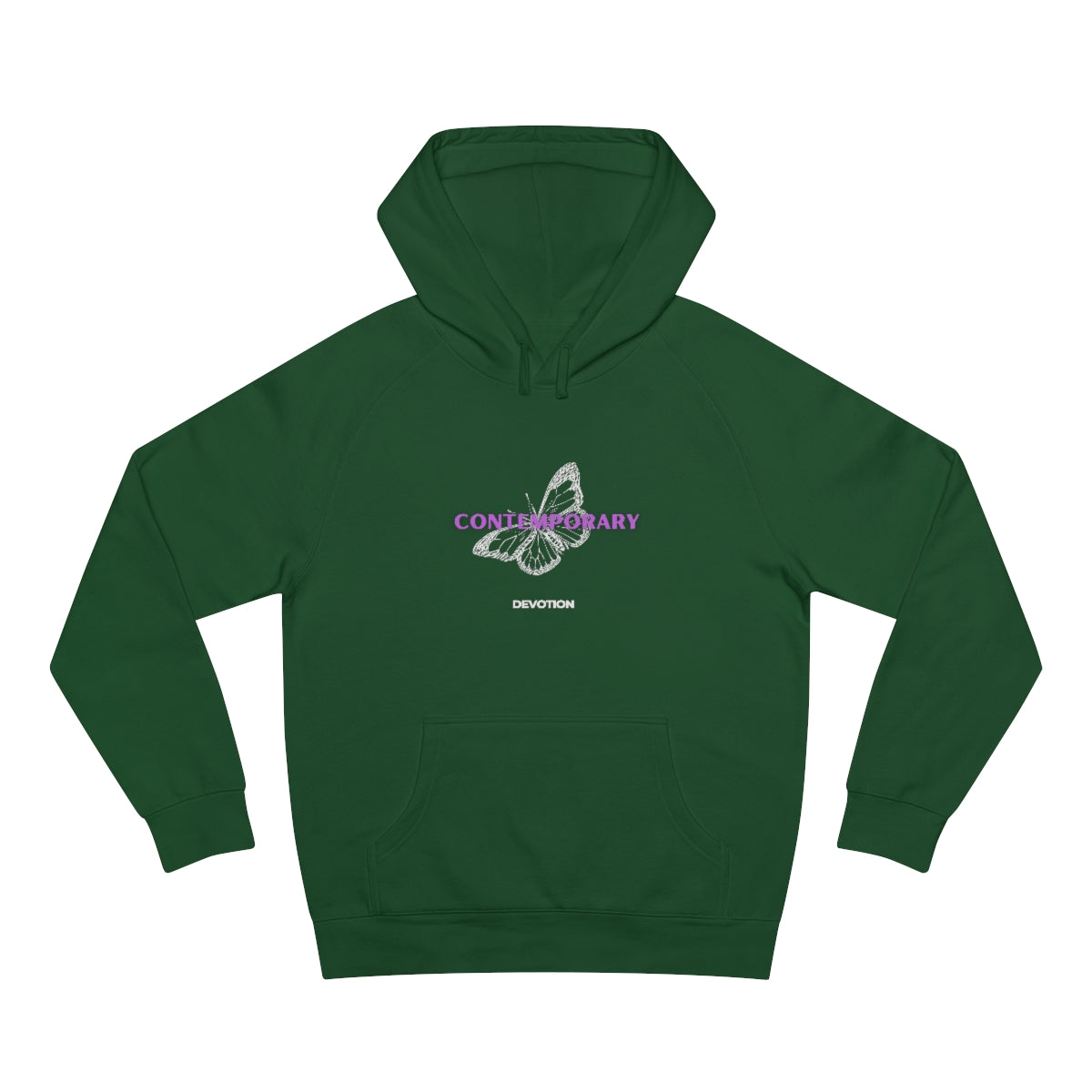 COMTEMPORARY DEVOTION [WHITE BUTTERFLY] HOODIE