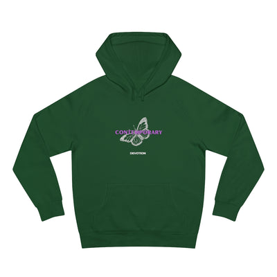 COMTEMPORARY DEVOTION [WHITE BUTTERFLY] HOODIE