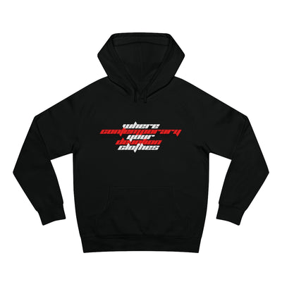 "WHERE YOUR CLOTHES" CONTEMPORARY DEVOTION HOODIE