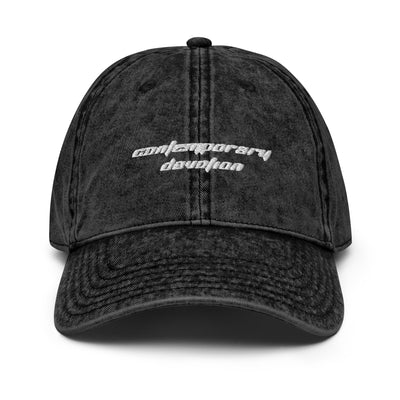 CONTEMPORARY DEVOTION DENIM CAP